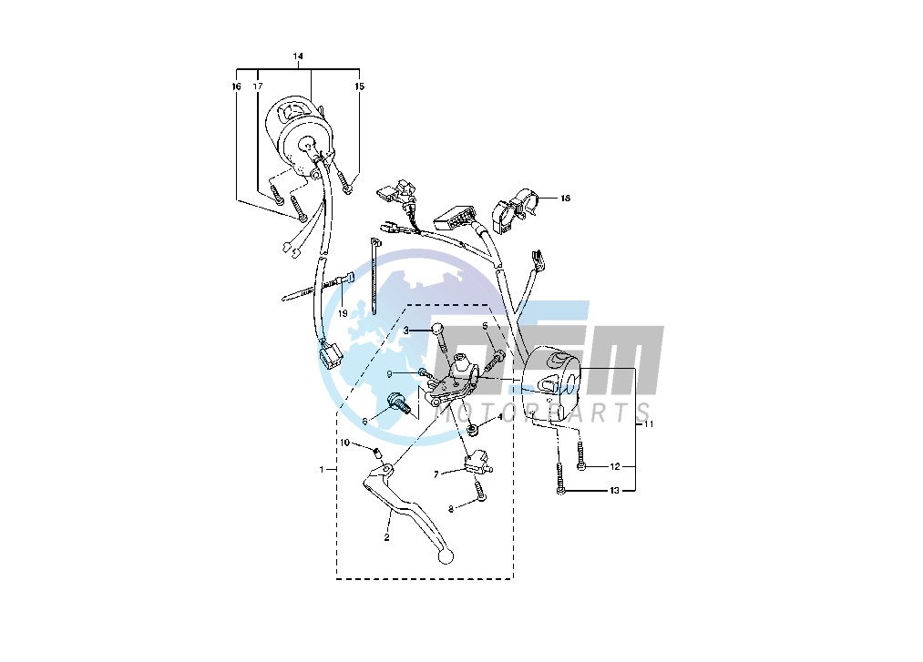 HANDLE SWITCH- LEVER