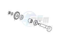 GPR NUDE SPORT - 50 CC drawing CRANK BALANCER