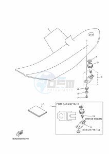 YZ85LW YZ85 (B0GB) drawing SEAT