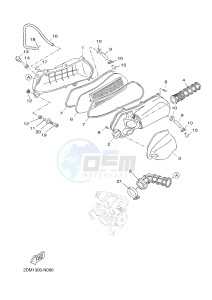 YPR125R XMAX 125 EVOLIS 125 (2DMF 2DMF) drawing INTAKE 2