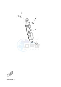 NS50 NITRO (1PH4) drawing REAR SUSPENSION