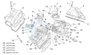 ETV 1000 Capo Nord - Rally Capo Nord drawing Valves cover