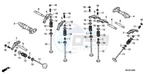 VT750CA9 Australia - (U / ST) drawing CAMSHAFT