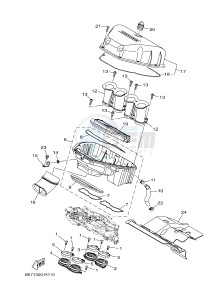 MTN-1000D MT-10 SP MT-10 SP (BW84) drawing INTAKE