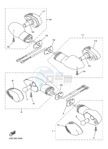 FZ8-N 800 FZ8 (NAKED) (39PL) drawing FLASHER LIGHT