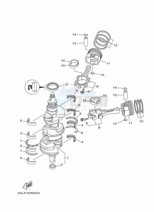 FL250GETX drawing CRANKSHAFT--PISTON