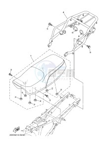 YB125 (2CS9) drawing SEAT