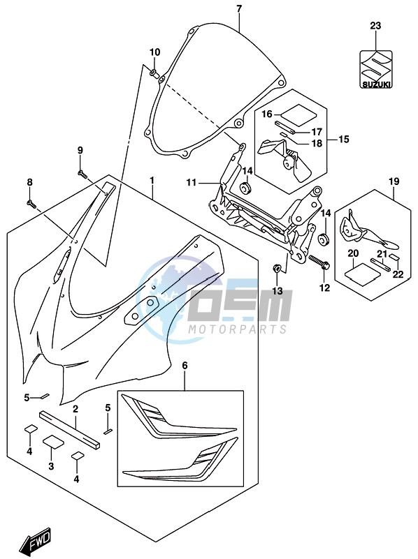 COWLING BODY (GSX-R1000RZL8 E21)