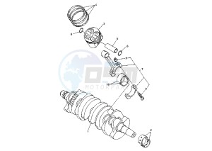 YZF R6 600 drawing CRANKSHAFT PISTON