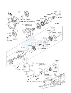 ZX 600 P [NINJA ZX-6R] (7F-8FA) P7F drawing STARTER MOTOR