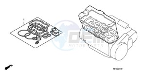 CBR600RA9 Australia - (U / ABS MME) drawing GASKET KIT A