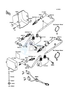 VN 1500 A [VULCAN 88] (A6-A9) [VULCAN 88] drawing IGNITION SYSTEM