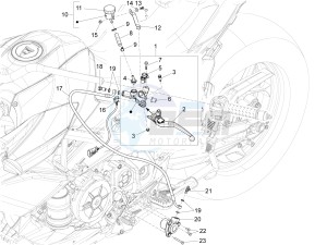 ETV 1200 Caponord Rally USA USA drawing Clutch control