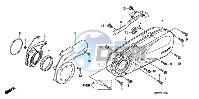 LEFT CRANKCASE COVER