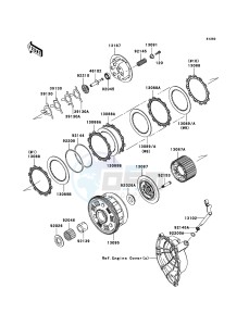 NINJA ZX-10R ZX1000D6F FR GB XX (EU ME A(FRICA) drawing Clutch