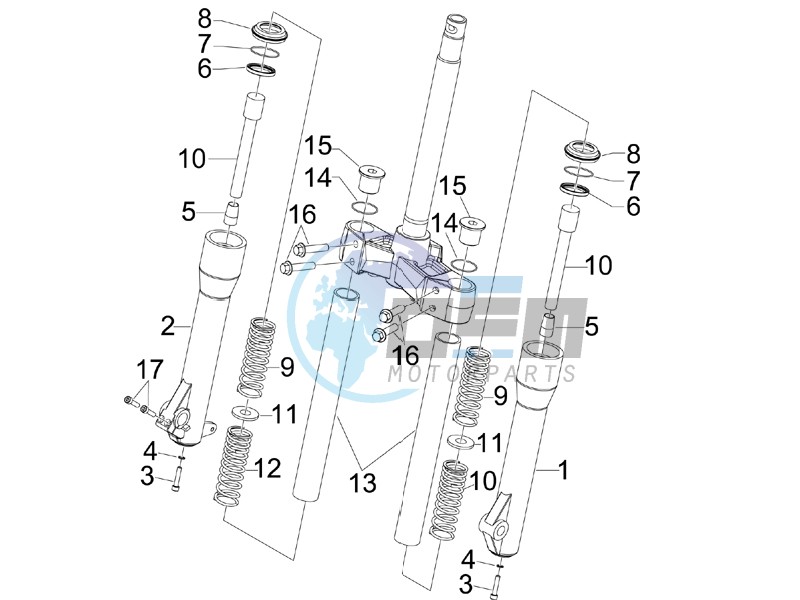 Fork components (Kayaba)