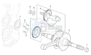 Scarabeo 500 drawing Drive shaft