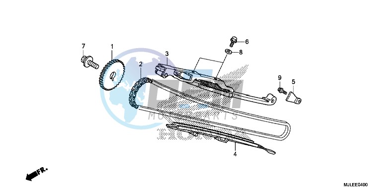 CAM CHAIN/ TENSIONER