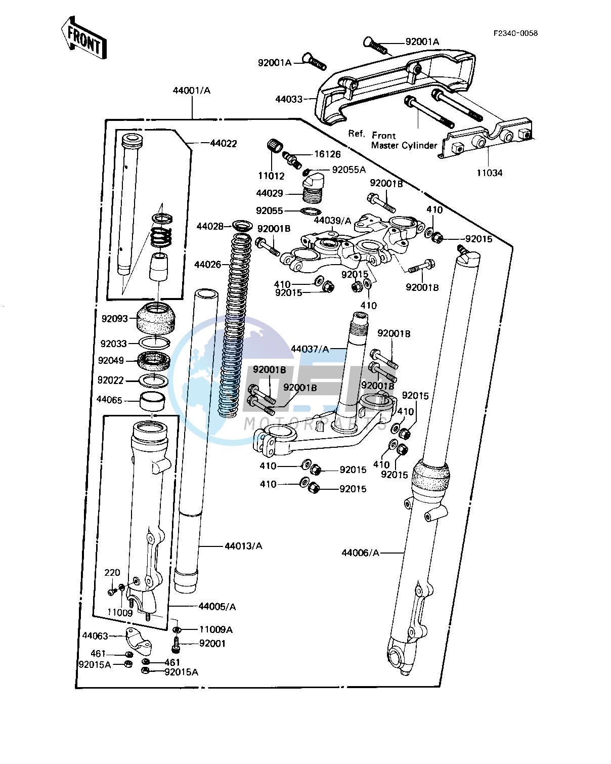 FRONT FORK -- KZ1000-J1_J2- -