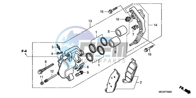 FRONT BRAKE CALIPER