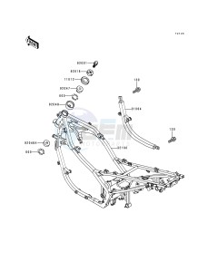 EX 500 D [NINJA 500] (D1-D5) [NINJA 500] drawing FRAME