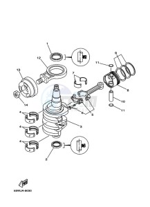 F25AET-NV drawing CRANKSHAFT--PISTON