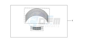 CBR1000RA9 France - (F / ABS CMF MME REP) drawing KIT WHEEL STICKER