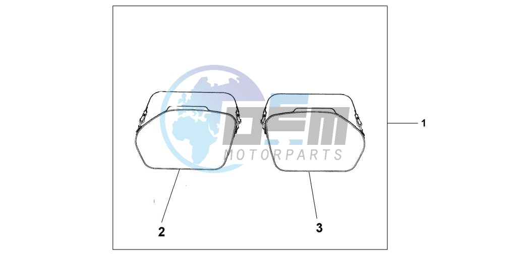 PANNIER INNER BAG SET