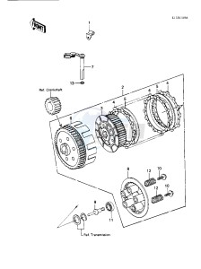 KLT 250 P [POLICE] (P1) [POLICE] drawing CLUTCH