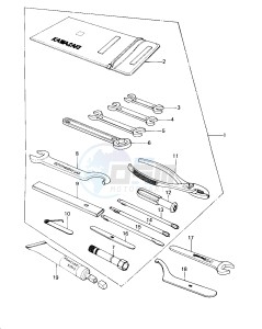 KZ 650 C [CUSTOM] (C1-C3) [CUSTOM] drawing OWNER TOOLS