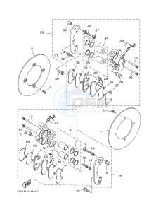 YXC700E VIKING VI EPS (2US9) drawing REAR BRAKE CALIPER