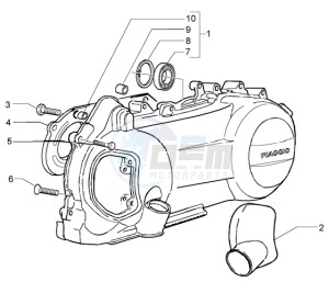 X9 200 Evolution 180 drawing Crankcase Cooling