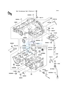 ZZR600 ZX600E6F GB XX (EU ME A(FRICA) drawing Crankcase