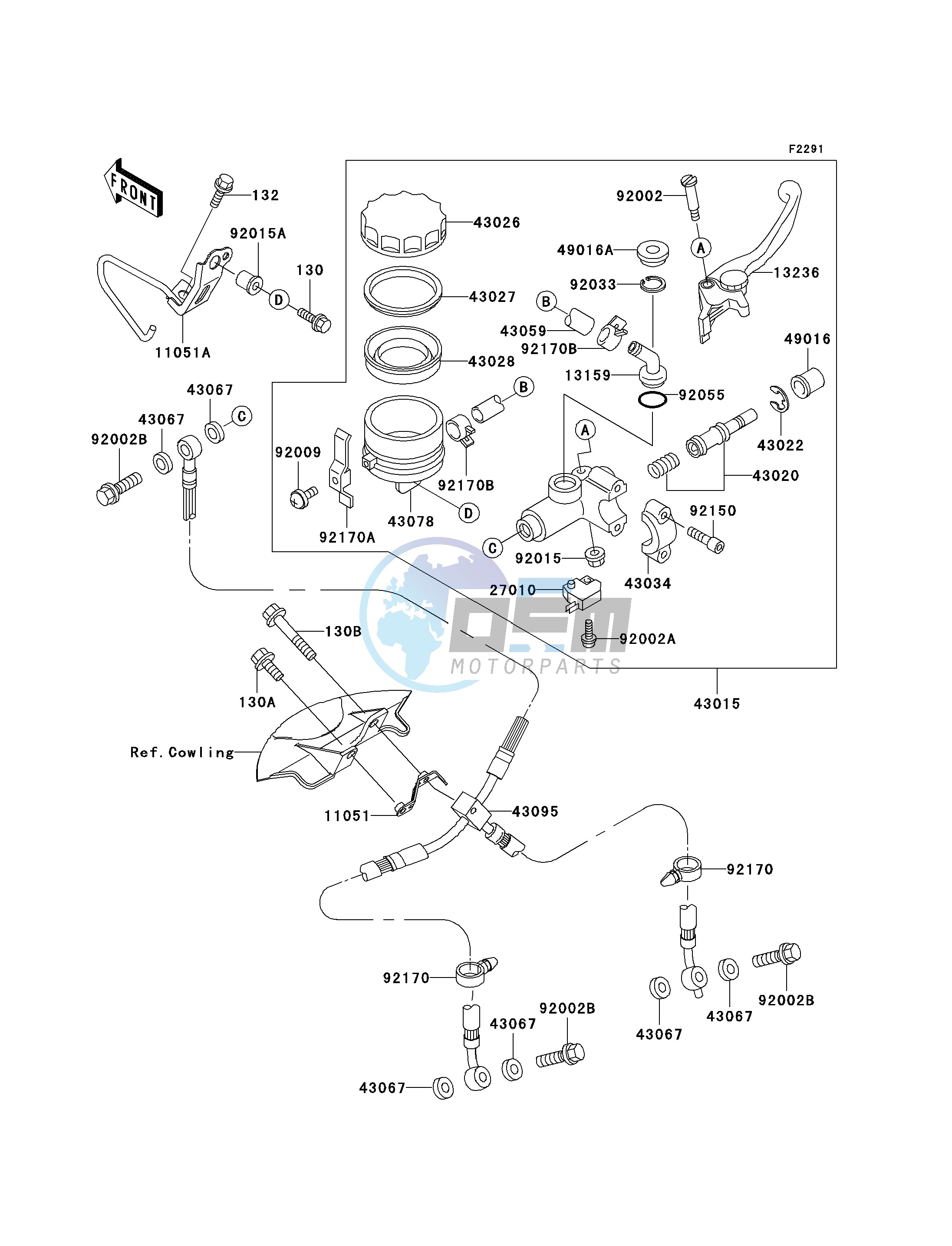 FRONT MASTER CYLINDER