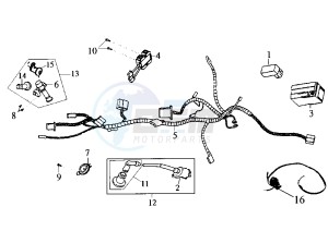 SHARK - 125 cc drawing ELECTRICAL DEVICES