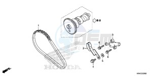 TRX500FM2H Europe Direct - (ED) drawing CAM CHAIN/TENSIONER