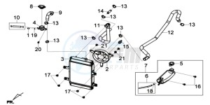 GTS 125I EURO4 LONG VISOR L7 drawing RADIATEUR / SLANGEN