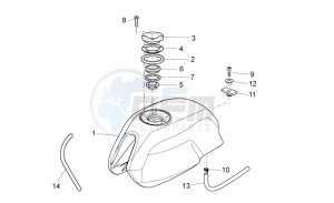 V7 Special - Stone 750 drawing Fuel tank