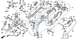 VFR800A9 France - (F / ABS CMF MME) drawing EXHAUST MUFFLER