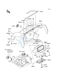 MULE 600 KAF400-B1 EU drawing Front Box