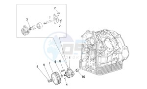 California Vintage 1100 drawing Oil pump II