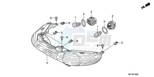 NSA700A9 Australia - (U / MME REF) drawing COMBINATION LIGHT