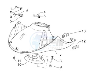 Super Hexagon 180 GTX 12 inch drawing Front mudguard