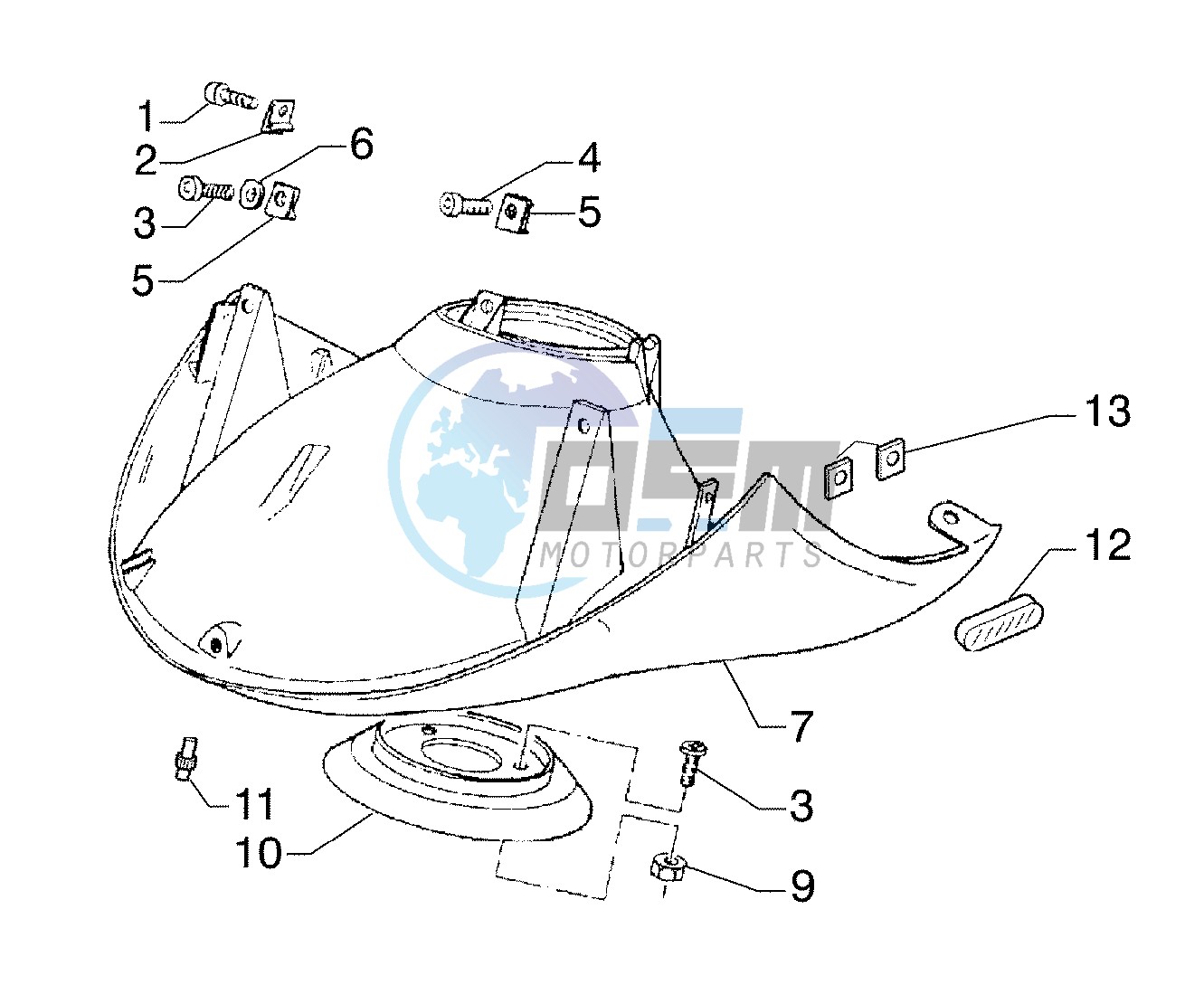 Front mudguard