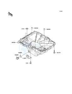 Z1000 ZR1000DCF FR GB XX (EU ME A(FRICA) drawing Oil Pan