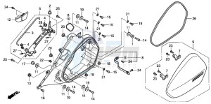 NT700V drawing L. SADDLEBAG