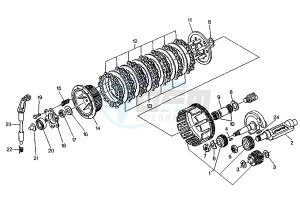 ROADSTER 125 drawing CLUTCH