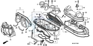 CBR600RRB drawing AIR CLEANER