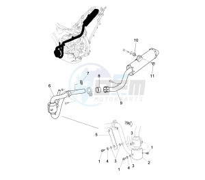 WR F 450 drawing EXHAUST EURO KIT