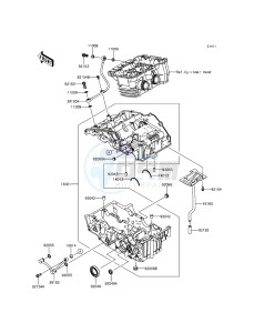 NINJA 300 EX300AGF XX (EU ME A(FRICA) drawing Crankcase